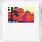 1925 Bellinzona Zwitserland Rechthoekige Sticker (Tas)