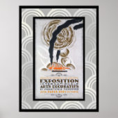1925 Charles Loupot Franse Art Deco Tentoonstellin Poster (Voorkant)