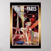 1925 Foire de Paris Eiffeltoren Art Deco Poster (Voorkant)