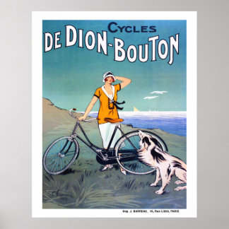 1925 Franse fietsadvertentie Poster