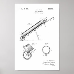 1925  Golf Bag Patent Art Print