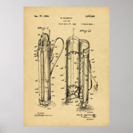  1925 Golf Bag Print