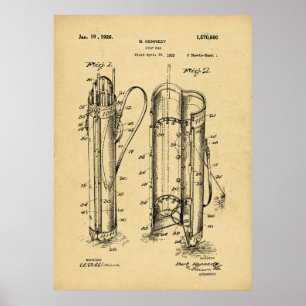  1925 Golf Bag Print