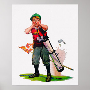  1925 Golfafdrukken Poster