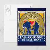 1925 Keulen de l'Elephant Briefkaart (Voorkant / Achterkant)