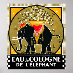 1925 Keulen de l'Elephant Poster