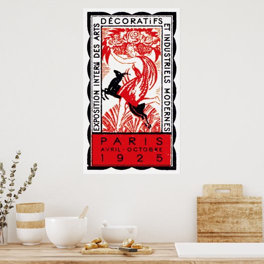 1925 Paris Art Deco Poster (Keuken)