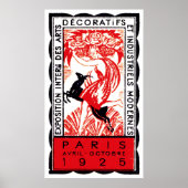 1925 Paris Art Deco Poster (Voorkant)