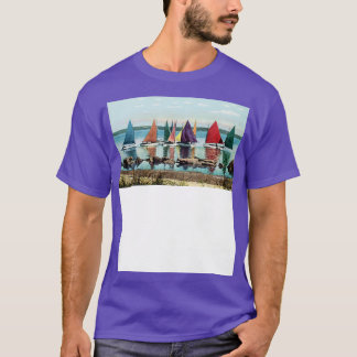 1925 Regenboogvloot voor de zeelieden Nantucket T-shirt