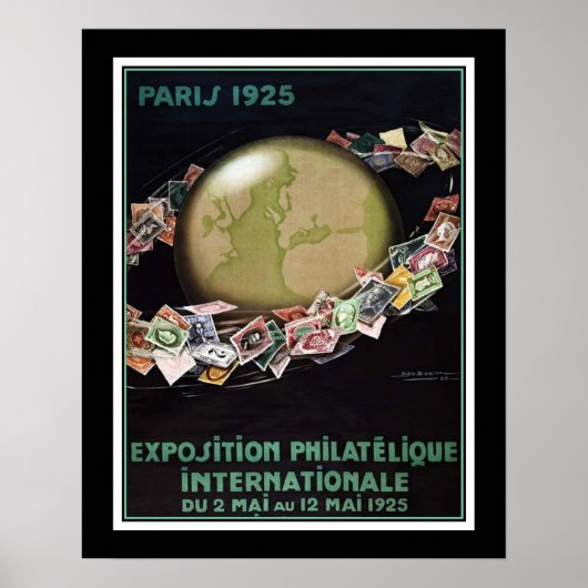 1925 Uitleg Parijs Poster (Voorkant)