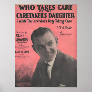 1925 Wie zorgt voor de dochter van de verzorger Poster