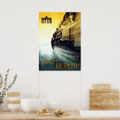 1926 Aller à Berlin Allemagne Affiche de voyage (Cuisine)