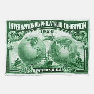 1926 International Philatelic Expo New York Theedoek