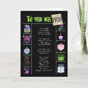 1926 Leuke feiten Kaart