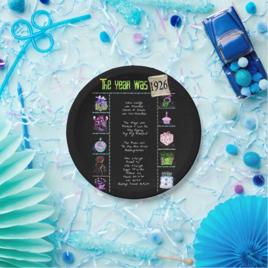 1926 Leuke feiten Papieren Bordje (Feest)