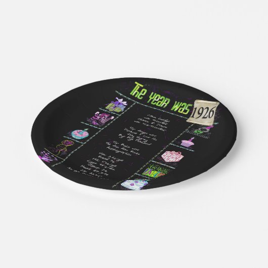 1926 Leuke feiten Papieren Bordje (Gekanteld)