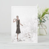 1926   Mode briefpapier Bedankkaart (Staand voorkant)