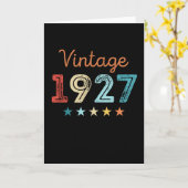  1927 100e verjaardag van de retro van 100 jaar kaart (Gele Bloem)