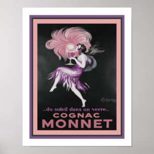 1927 Art Deco Cognac Advertisement Poster