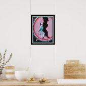 1927 Art déco, impression "Spotlight" 16x20 (Cuisine)