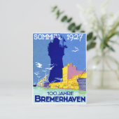 1927 Bremerhaven Duitsland Briefkaart (Staand voorkant)