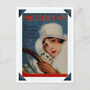  1927 Hollywood-filmmagazine cover Briefkaart