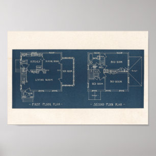 1927 House Design 10A5 Print Interior