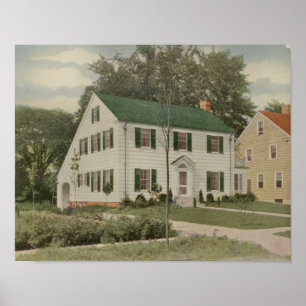  1927 House Design 10A7 Layout Print