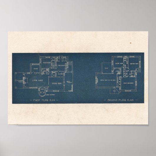 1927-huisontwerp 10A8 Afdrukindeling Poster (Voorkant)