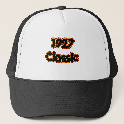 1927 Klassiek Trucker Pet (Voorkant)