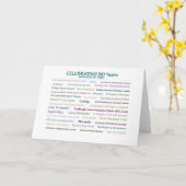 1927 Mémoires 90e carte d'anniversaire (Fleur jaune)