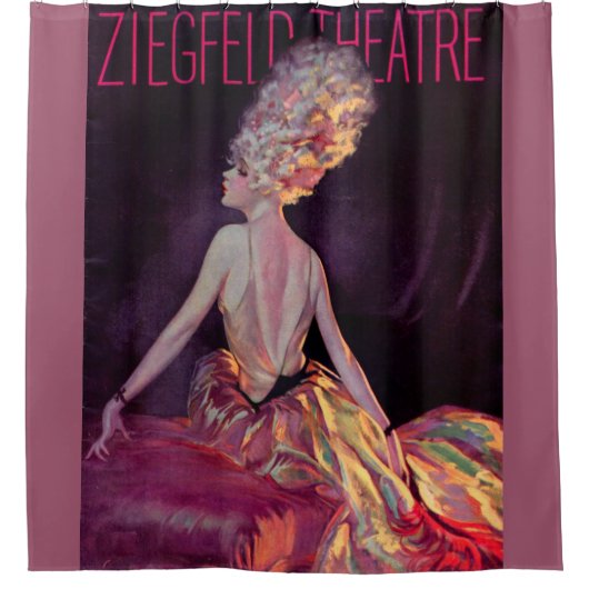 1927 Ziegfeld-theaterkunst Douchegordijn (Voorkant)