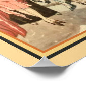 1928 Art Deco Mode Afdrukken Poster (Hoek)