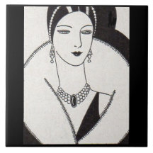 1928 art deco vrouw