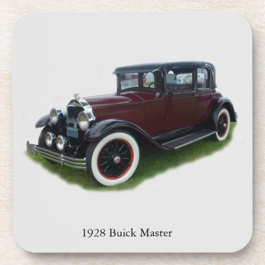 1928 Buick Master ensemble de 6 dessous de verre (Devant)