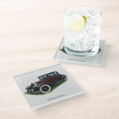 1928 Buick Master glass onderzetter (Schuin)