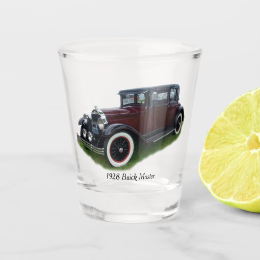 1928 Buick Master shot glass Shot Glas (Voorkant)