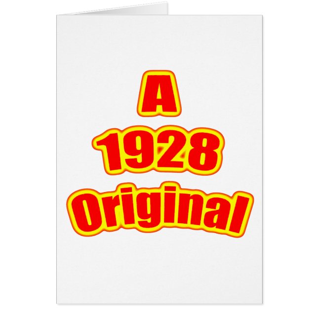 1928 Oorspronkelijk rood (Voorkant)