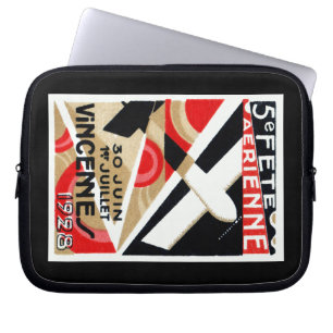1928 Paris Air Show Laptop Sleeve