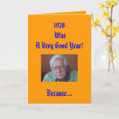 1928 was een goed jaar! kaart (Gele Bloem)