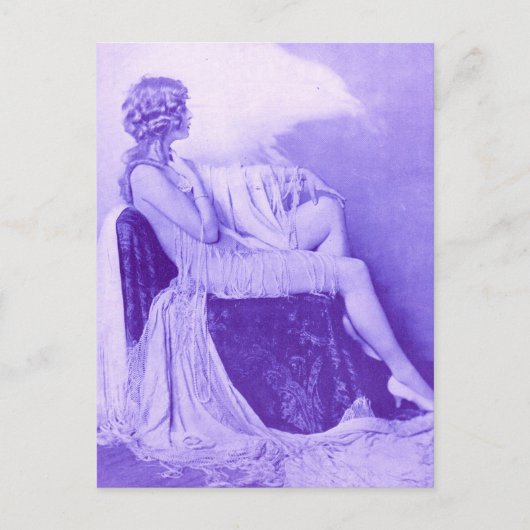 1928 Ziegfeld meisje Briefkaart (Voorkant)