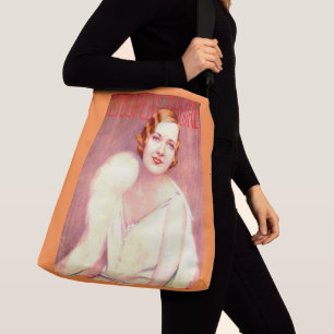 1928 Ziegfeld Theatre Programma bestrijkt Marilyn  Crossbody Tas