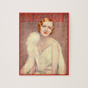 1928 Ziegfeld Theatre-programma-cover Marilyn Mill Legpuzzel