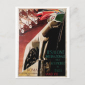1929 11e Salone International Dell Automobile Briefkaart (Voorkant)