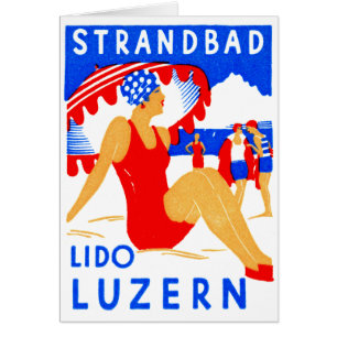 1929 Art Déco Strandbad Lido Luzern