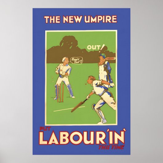 1929 Labour Party Election Poster British (Devant)
