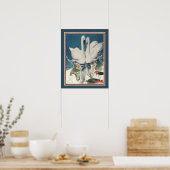 1929 Swans Art Deco Poster (Keuken)