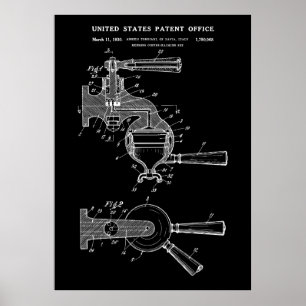 1930 ESPRESSO KOFFIEMACHINE patent Poster