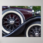 1930 Ford A Classic Car Poster (Voorkant)