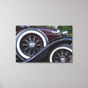 1930 Ford A Klassieke Auto Canvas Afdruk